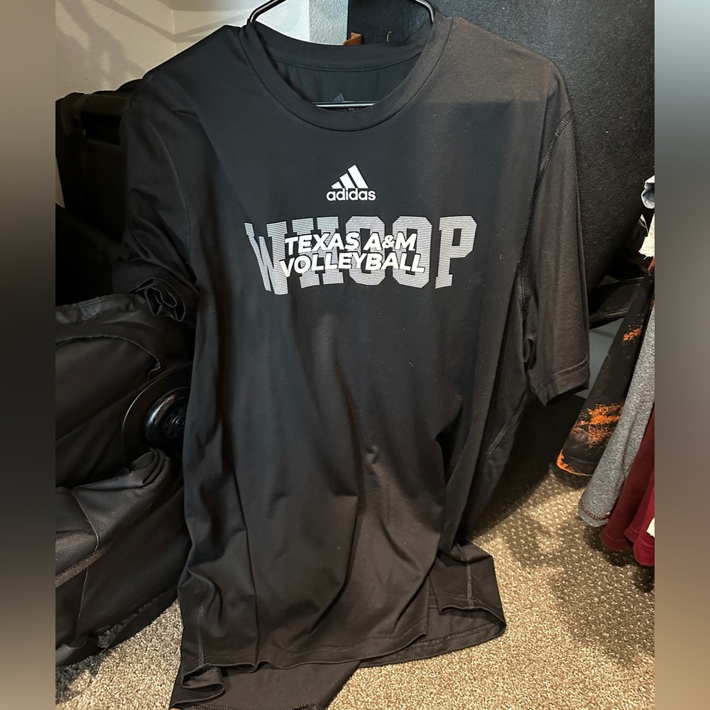 3 Texas A&M Volleyball Shirts - all are black